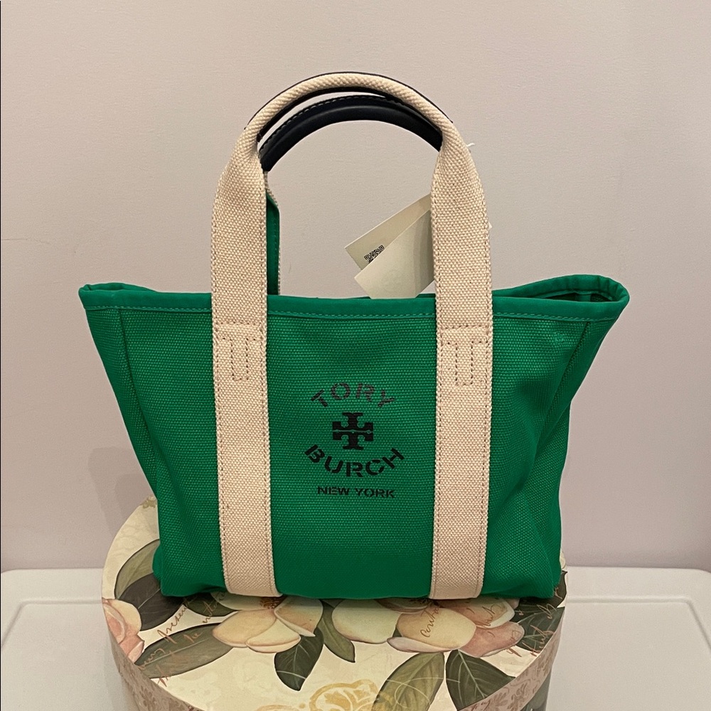 Brand New Tory Burch Canvas Tote
